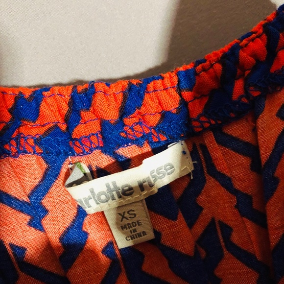 Romper. Orange and Blue - Picture 3 of 3